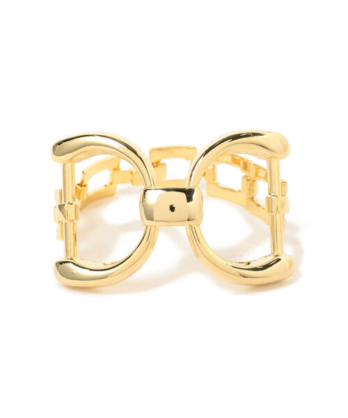 Ray BEAMS（レイビームス）の「Ray BEAMS / Dee bit スクエア チェーン ブレスレット（ブレスレット・レディース・ゴールド・ONE SIZE）」の3枚目の写真