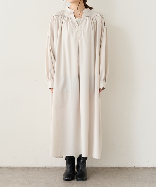 PUAL CE CIN（ピュアルセシン）の「【Du noir】はしごレースワンピース（ワンピース・レディース・ブラック/アイボリー・FREE）」の10枚目の写真