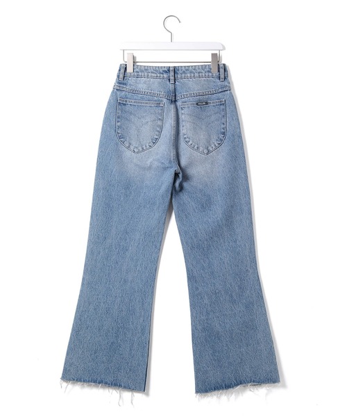 ROLLA'S(ローラス)の「【ROLLA'S】EASTCOAST CROP FLARE LARA BLUE ORGANIC(デニムパンツ・レディース・ブルー・3/2/1)」の6枚目の写真