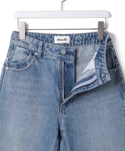 ROLLA'S(ローラス)の「【ROLLA'S】EASTCOAST CROP FLARE LARA BLUE ORGANIC(デニムパンツ・レディース・ブルー・3/2/1)」の8枚目の写真