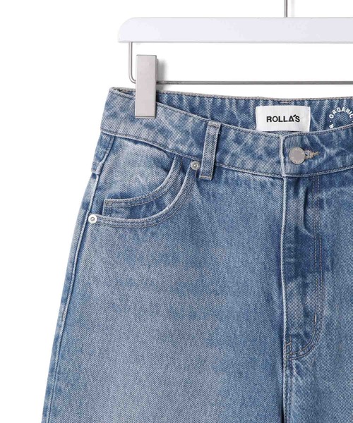 ROLLA'S(ローラス)の「【ROLLA'S】EASTCOAST CROP FLARE LARA BLUE ORGANIC(デニムパンツ・レディース・ブルー・3/2/1)」の9枚目の写真