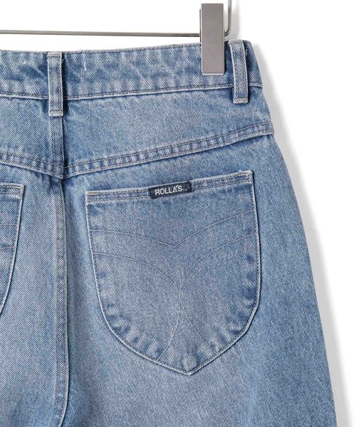 ROLLA'S(ローラス)の「【ROLLA'S】EASTCOAST CROP FLARE LARA BLUE ORGANIC(デニムパンツ・レディース・ブルー・3/2/1)」の10枚目の写真