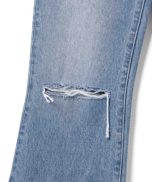 ROLLA'S(ローラス)の「【ROLLA'S】EASTCOAST CROP FLARE LARA BLUE ORGANIC(デニムパンツ・レディース・ブルー・3/2/1)」の12枚目の写真