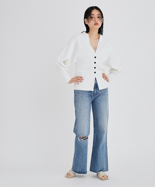 ROLLA'S(ローラス)の「【ROLLA'S】EASTCOAST CROP FLARE LARA BLUE ORGANIC(デニムパンツ・レディース・ブルー・3/2/1)」の17枚目の写真