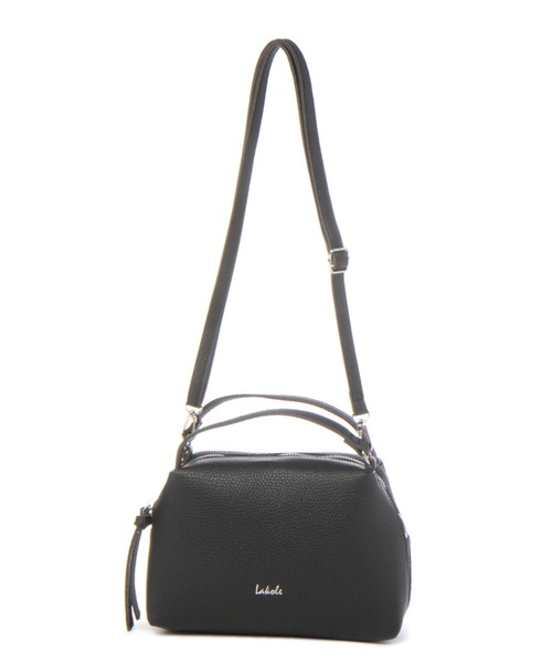 LAKOLE(ラコレ)の「フェイクレザー2WAYショルダーバッグ / 266469(ショルダーバッグ・レディース・ブラック/オフホワイト/その他1/ブラウン系その他・FREE)」の1枚目の写真