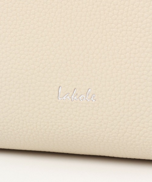 LAKOLE(ラコレ)の「フェイクレザー2WAYショルダーバッグ / 266469(ショルダーバッグ・レディース・ブラック/オフホワイト/その他1/ブラウン系その他・FREE)」の13枚目の写真