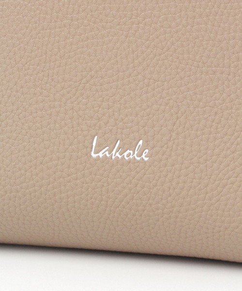 LAKOLE(ラコレ)の「フェイクレザー2WAYショルダーバッグ / 266469(ショルダーバッグ・レディース・ブラック/オフホワイト/その他1/ブラウン系その他・FREE)」の11枚目の写真