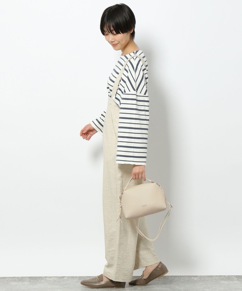 LAKOLE(ラコレ)の「フェイクレザー2WAYショルダーバッグ / 266469(ショルダーバッグ・レディース・ブラック/オフホワイト/その他1/ブラウン系その他・FREE)」の20枚目の写真