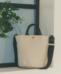 【Breath TOPKAPI /ブレス トプカピ】オーガニックキャンバス バケツ型 2WAY ショルダーバッグ