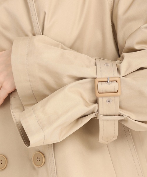 STRAWBERRY-FIELDS（ストロベリーフィールズ）の「ルディナツイル　ショートコート（その他アウター・レディース・ベージュ/カーキ・2）」の10枚目の写真