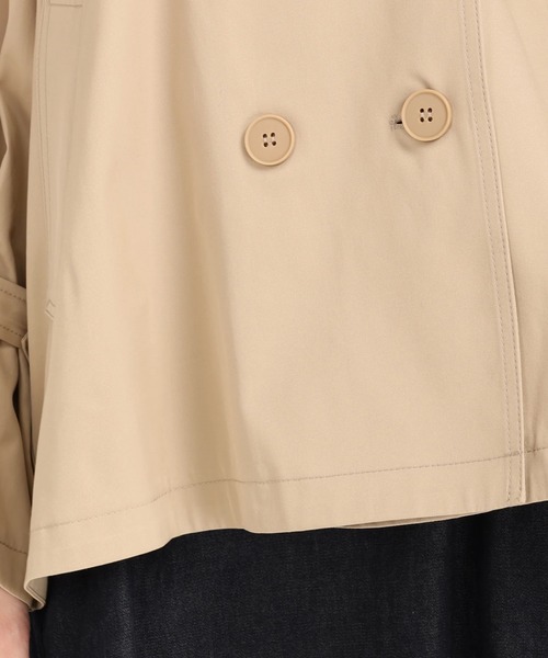 STRAWBERRY-FIELDS（ストロベリーフィールズ）の「ルディナツイル　ショートコート（その他アウター・レディース・ベージュ/カーキ・2）」の12枚目の写真