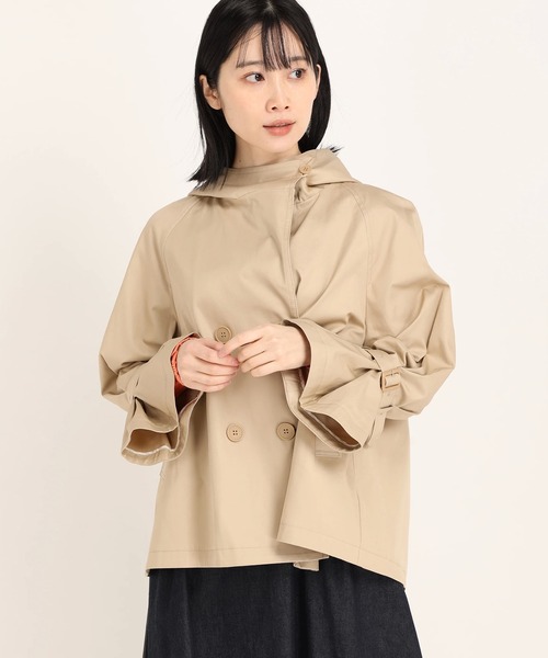 STRAWBERRY-FIELDS（ストロベリーフィールズ）の「ルディナツイル　ショートコート（その他アウター・レディース・ベージュ/カーキ・2）」の15枚目の写真