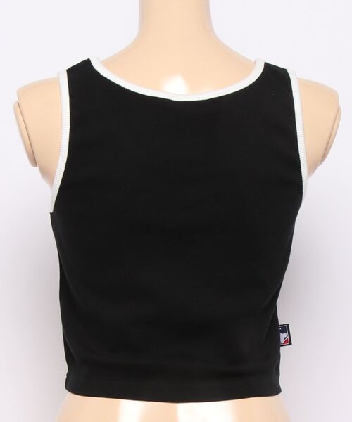 MLB（メジャーリーグベースボール）の「【MLB/メジャーリーグベースボール】パイピングアメスリタンクトップ（タンクトップ・レディース・ホワイト/ブラック/オートミール/ダークグリーン・ONESIZE）」の10枚目の写真