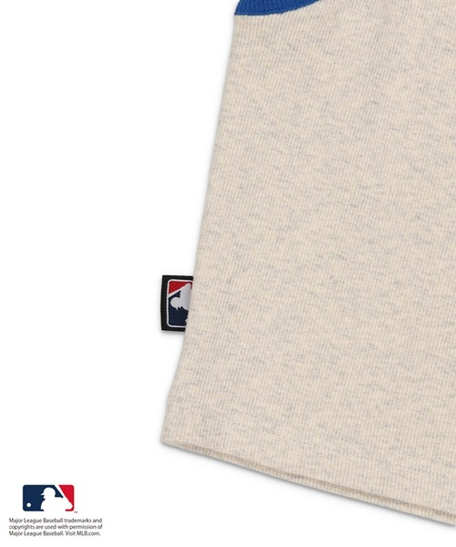 MLB（メジャーリーグベースボール）の「【MLB/メジャーリーグベースボール】パイピングアメスリタンクトップ（タンクトップ・レディース・ホワイト/ブラック/オートミール/ダークグリーン・ONESIZE）」の8枚目の写真