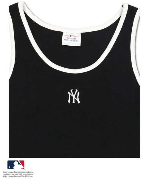 MLB（メジャーリーグベースボール）の「【MLB/メジャーリーグベースボール】パイピングアメスリタンクトップ（タンクトップ・レディース・ホワイト/ブラック/オートミール/ダークグリーン・ONESIZE）」の15枚目の写真