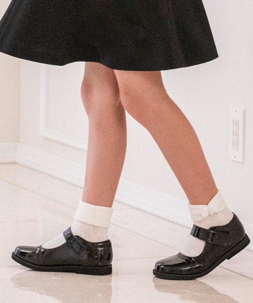 Catherine Cottage(キャサリンコテージ)の「日本製 ハート柄折り返しソックス(ソックス/靴下・キッズ・ホワイト系2/ホワイト系1・M/S/L)」の8枚目の写真