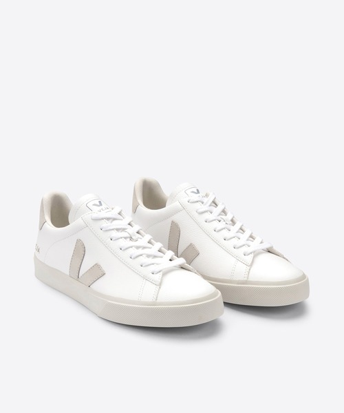 VEJA（ヴェジャ）の「VEJA / “CAMPO”  スニーカー（スニーカー・レディース・ホワイト×ブラック/ホワイト×ライトグレー/ホワイト×カーキブラウン/ホワイト系1/ホワイト×ゴールド/ホワイト系/ホワイト×グリーン/シルバー/ホワイト×ブルー/シルバー系/ホワイト×ピンク・38/39/36/37/41/42/40/43）」の14枚目の写真