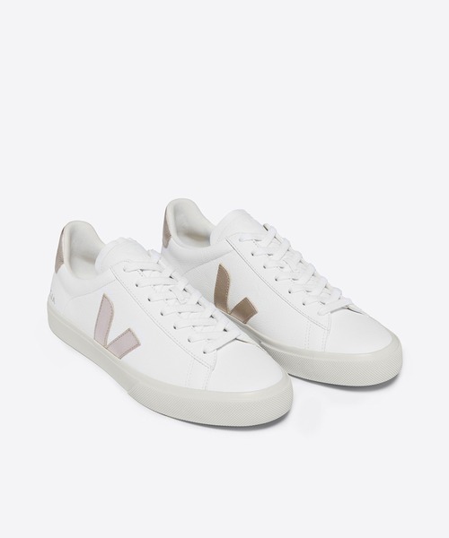 VEJA（ヴェジャ）の「VEJA / “CAMPO”  スニーカー（スニーカー・レディース・ホワイト×ブラック/ホワイト×ライトグレー/ホワイト×カーキブラウン/ホワイト系1/ホワイト×ゴールド/ホワイト系/ホワイト×グリーン/シルバー/ホワイト×ブルー/シルバー系/ホワイト×ピンク・38/39/36/37/41/42/40/43）」の12枚目の写真