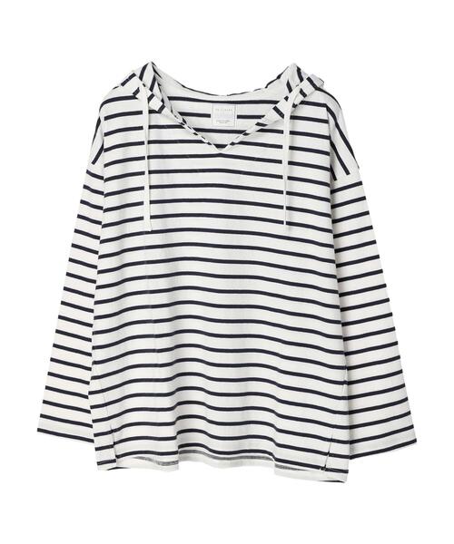 Green　Parks（グリーンパークス）の「メキシカンボーダーパーカー（パーカー・レディース・ネイビー/レッド・FREE）」の10枚目の写真