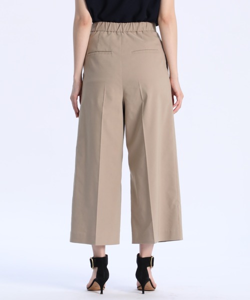 INED（イネド）の「セミワイドタックワイドパンツ（その他パンツ・レディース・ブラック/ベージュ/カーキ・9号/7号/5号/11号）」の6枚目の写真