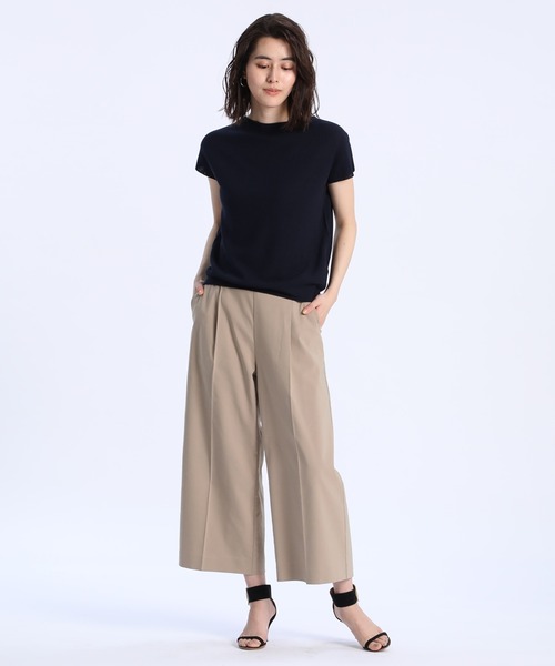 INED（イネド）の「セミワイドタックワイドパンツ（その他パンツ・レディース・ブラック/ベージュ/カーキ・9号/7号/5号/11号）」の8枚目の写真