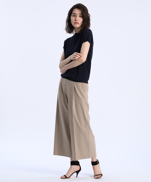 INED（イネド）の「セミワイドタックワイドパンツ（その他パンツ・レディース・ブラック/ベージュ/カーキ・9号/7号/5号/11号）」の9枚目の写真