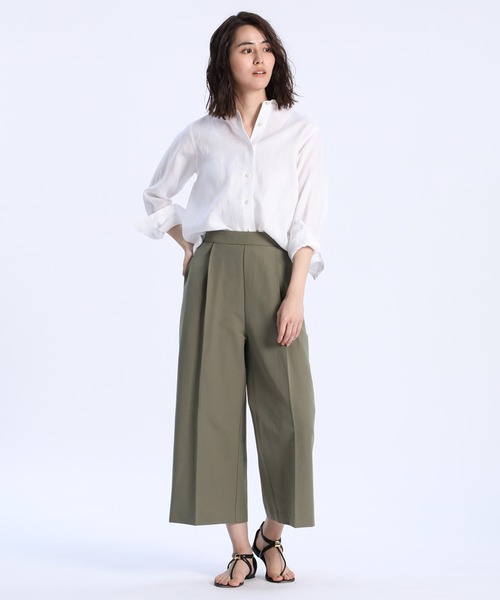 INED（イネド）の「セミワイドタックワイドパンツ（その他パンツ・レディース・ブラック/ベージュ/カーキ・9号/7号/5号/11号）」の10枚目の写真