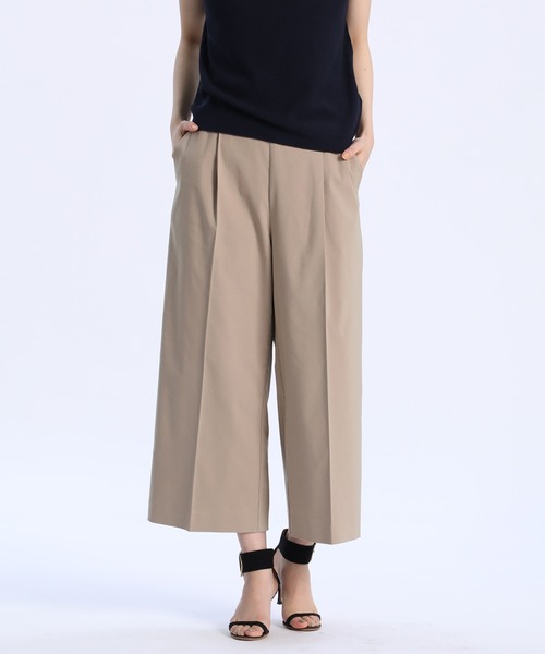 INED（イネド）の「セミワイドタックワイドパンツ（その他パンツ・レディース・ブラック/ベージュ/カーキ・9号/7号/5号/11号）」の13枚目の写真