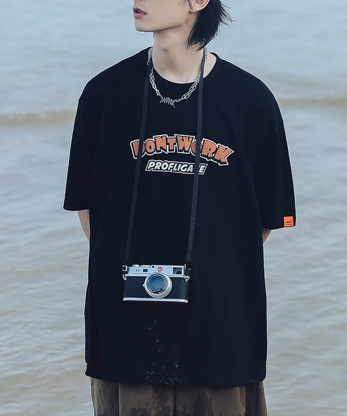 HOOK（フック）の「HOOK- アメカジロゴプリント半袖tシャツ (SS)（Tシャツ/カットソー・メンズ・ホワイト/ブラック/ブルー/グリーン・M/L/XL/XXL/S）」の14枚目の写真