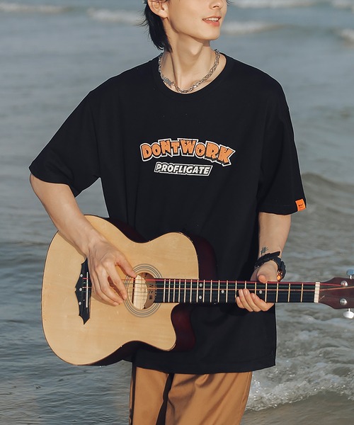 HOOK（フック）の「HOOK- アメカジロゴプリント半袖tシャツ (SS)（Tシャツ/カットソー・メンズ・ホワイト/ブラック/ブルー/グリーン・M/L/XL/XXL/S）」の20枚目の写真