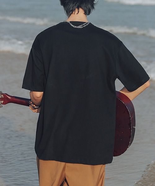 HOOK（フック）の「HOOK- アメカジロゴプリント半袖tシャツ (SS)（Tシャツ/カットソー・メンズ・ホワイト/ブラック/ブルー/グリーン・M/L/XL/XXL/S）」の21枚目の写真