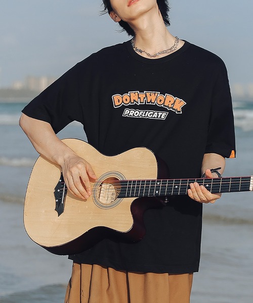 HOOK（フック）の「HOOK- アメカジロゴプリント半袖tシャツ (SS)（Tシャツ/カットソー・メンズ・ホワイト/ブラック/ブルー/グリーン・M/L/XL/XXL/S）」の22枚目の写真