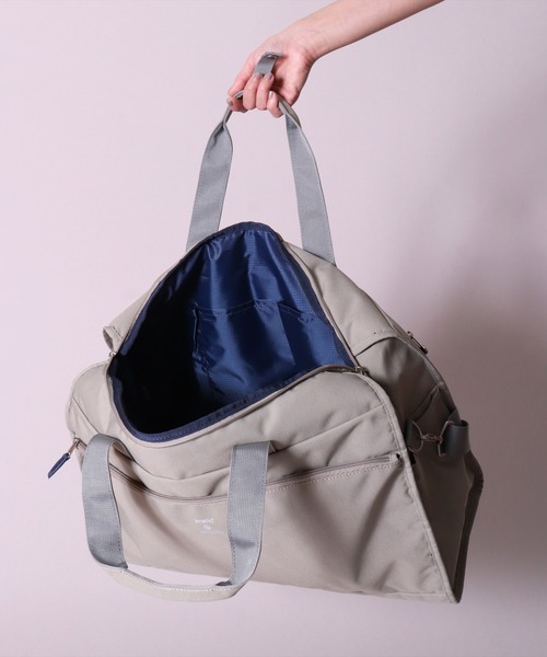 anello（アネロ）の「(LF)【anello】10ポケット/35L 2WAY 大容量 ボストンバック（ボストンバッグ・レディース・ベージュ/グレイッシュベージュ/ブラック/ネイビー/ダークブラック/ブラック系/ネイビー系・ONE SIZE）」の16枚目の写真