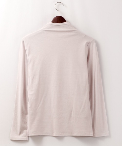 BRODIAEA（ブローディア）の「BRODIAEA UVカット/コスメプラス ボトルネック（Tシャツ/カットソー・レディース・ブラック/ベージュ/ネイビー/オフホワイト/ターコイズブルー/ライム/シルバーグレー・M/L）」の20枚目の写真