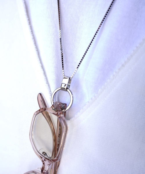 DROIT BELLO（ドロイトベロ）の「DROIT BELLO(ドロイトベロ) GLASS HOLDER NECKLACE/グラスホルダーネックレス（ネックレス・レディース・シルバー・FREE）」の6枚目の写真