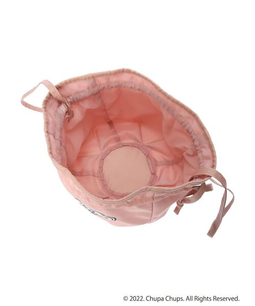 earth music&ecology(アースミュージックアンドエコロジー)の「Chupa Chups 巾着ショルダーバッグ(トートバッグ・レディース・ピンク/ブルーグレー/ライトイエロー・FREE)」の13枚目の写真