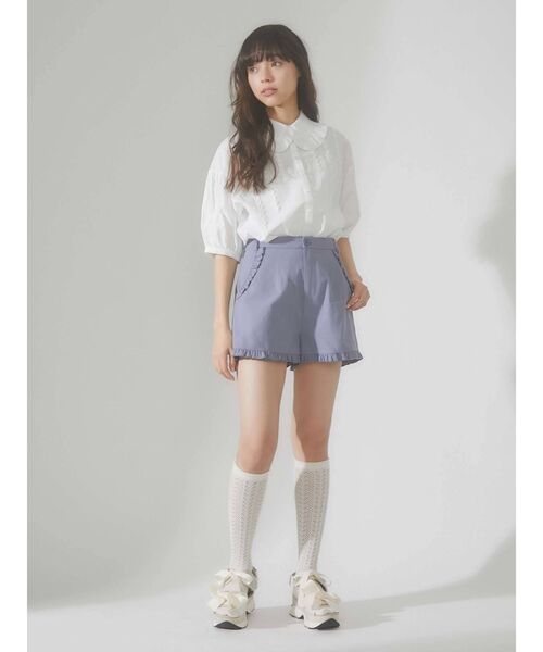 merry jenny（メリージェニー）の「フリルチノショートパンツ