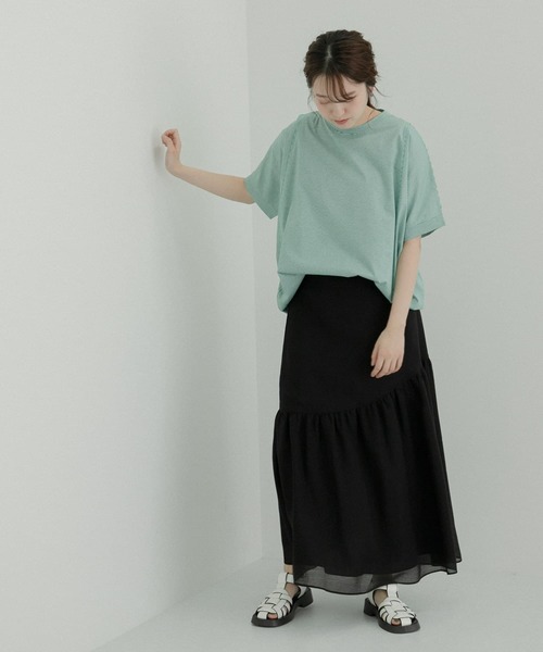 LAATO（ラート）の「MERMAID SHEER SKIRT（スカート・レディース・ブラック/ブルー・FREE）」の6枚目の写真