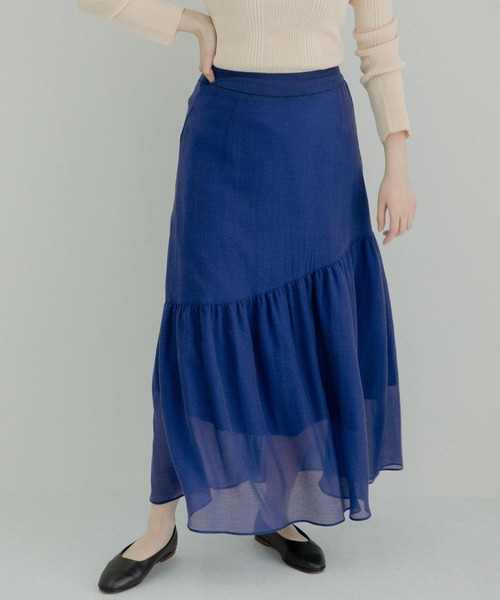 LAATO（ラート）の「MERMAID SHEER SKIRT（スカート・レディース・ブラック/ブルー・FREE）」の12枚目の写真