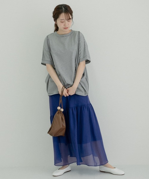 LAATO（ラート）の「MERMAID SHEER SKIRT（スカート・レディース・ブラック/ブルー・FREE）」の16枚目の写真