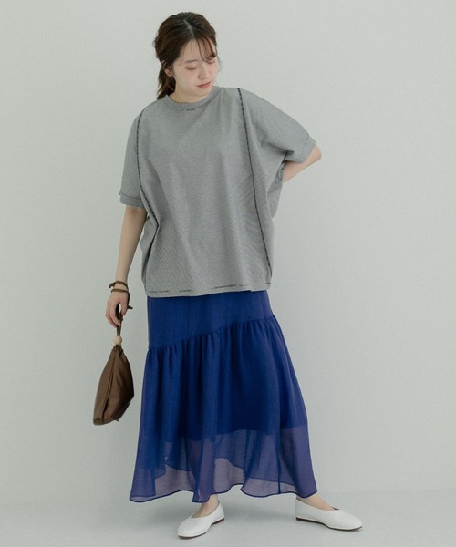 LAATO（ラート）の「MERMAID SHEER SKIRT（スカート・レディース・ブラック/ブルー・FREE）」の18枚目の写真