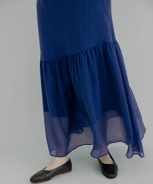 LAATO（ラート）の「MERMAID SHEER SKIRT（スカート・レディース・ブラック/ブルー・FREE）」の21枚目の写真