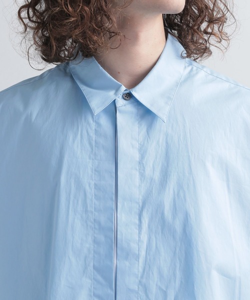 HARE（ハレ）の「レイヤードデザインシャツSS(HARE)（シャツ/ブラウス・メンズ・オフホワイト/ブラック/ライトブルー・FREE）」の13枚目の写真