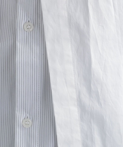 HARE（ハレ）の「レイヤードデザインシャツSS(HARE)（シャツ/ブラウス・メンズ・オフホワイト/ブラック/ライトブルー・FREE）」の17枚目の写真