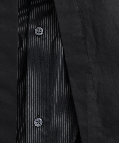 HARE（ハレ）の「レイヤードデザインシャツSS(HARE)（シャツ/ブラウス・メンズ・オフホワイト/ブラック/ライトブルー・FREE）」の18枚目の写真