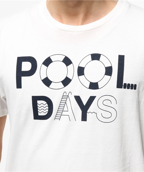 WEGO（ウィゴー）の「WEGO/モチーフパターンロゴTシャツ（Tシャツ/カットソー・メンズ・ネイビー/ホワイト・MEDIUM/LARGE）」の10枚目の写真