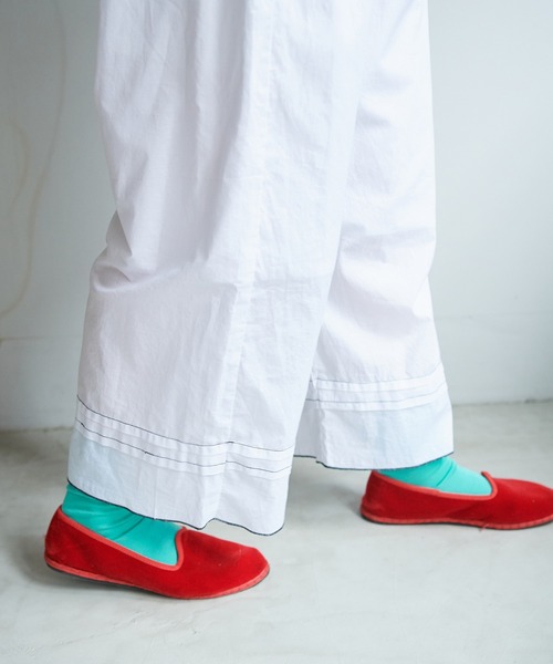 bulle de savon(ビュルデサボン)の「●handkerchief パンツ(その他パンツ・レディース・ホワイト/ブラック・FREE)」の3枚目の写真