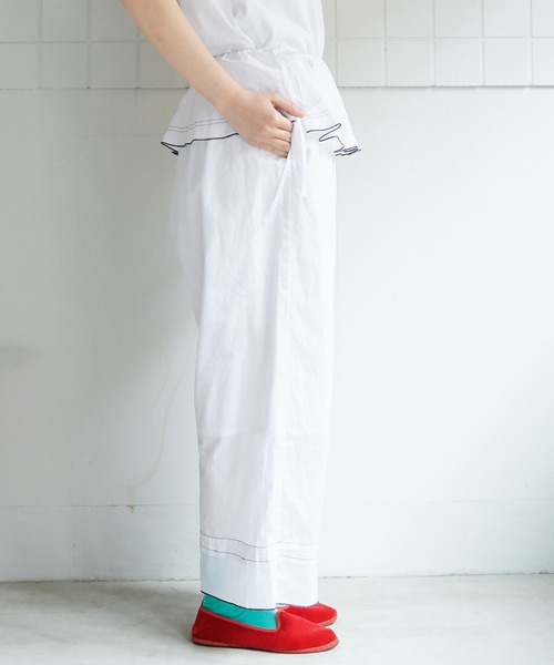 bulle de savon(ビュルデサボン)の「●handkerchief パンツ(その他パンツ・レディース・ホワイト/ブラック・FREE)」の14枚目の写真