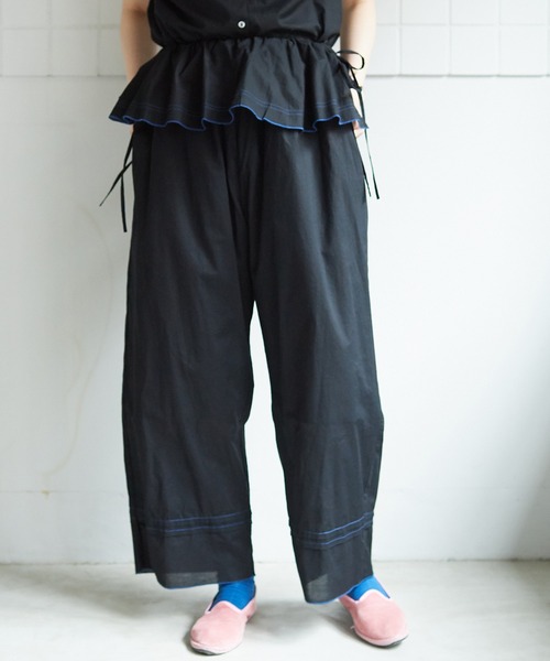 bulle de savon(ビュルデサボン)の「●handkerchief パンツ(その他パンツ・レディース・ホワイト/ブラック・FREE)」の12枚目の写真