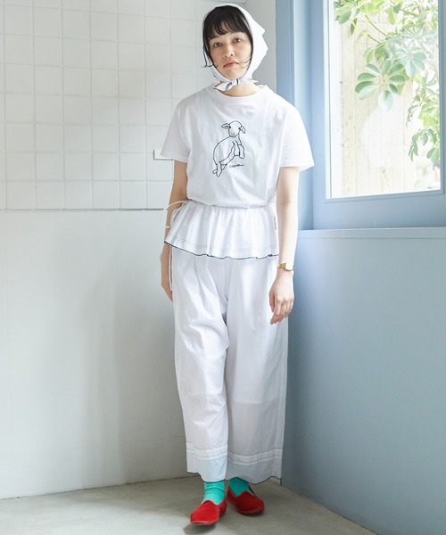 bulle de savon(ビュルデサボン)の「●handkerchief パンツ(その他パンツ・レディース・ホワイト/ブラック・FREE)」の16枚目の写真